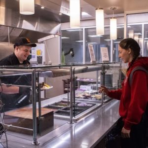 Clean Plate Station at Heidelberg University inside Hoernemann Refectory