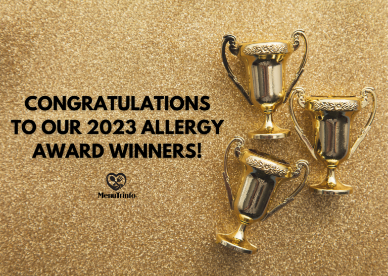 2023 Allergy Award Winners Announced! - MenuTrinfo